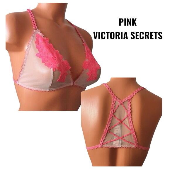 NWT Victoria Secret's Small Dream Angels Cups Lace Floral B-C Cup - Picture 1 of 13